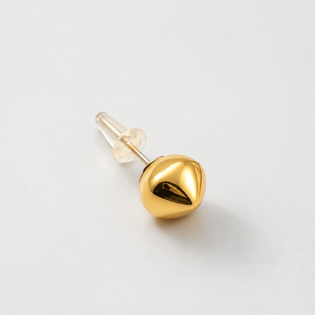 MY LOBE STUDS – GOLD SPHERE