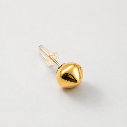 MY LOBE STUDS – GOLD SPHERE