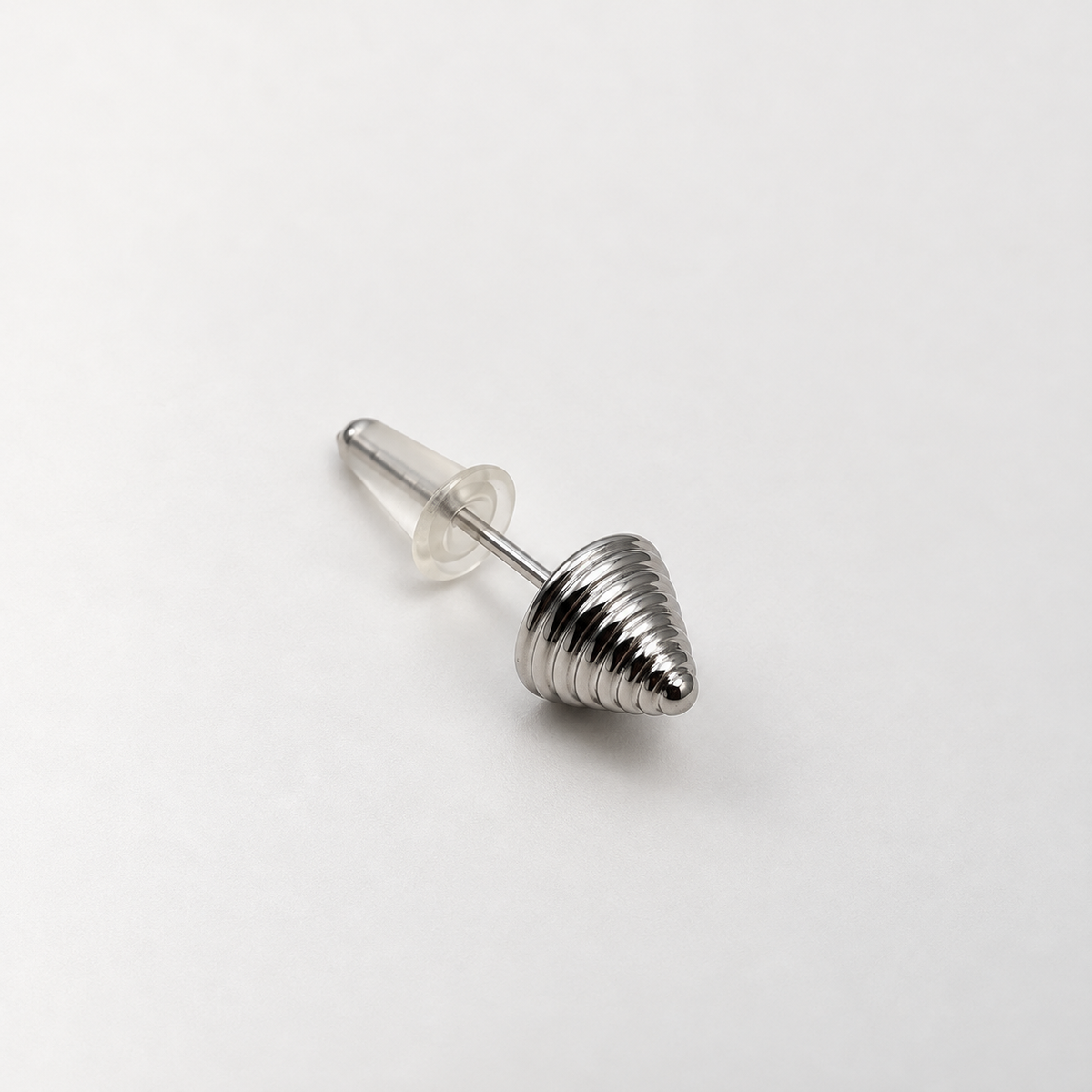 MY LOBE STUDS – SILVER SPIKE