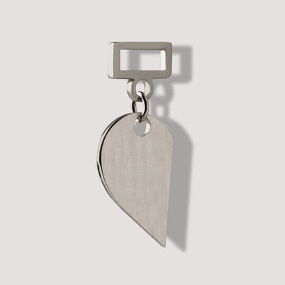 MY LOBE HEART CHARM BRUSHED